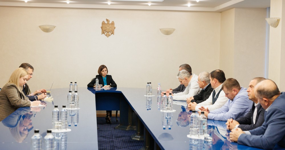 Criza din agricultură: Maia Sandu a discutat cu un grup de producători de cereale